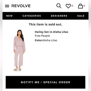 ISO Free People Hailey Set